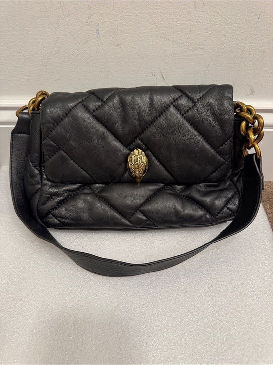 Kurt Geiger Handbags - Kurt Geiger quilted black shoulder bag purse